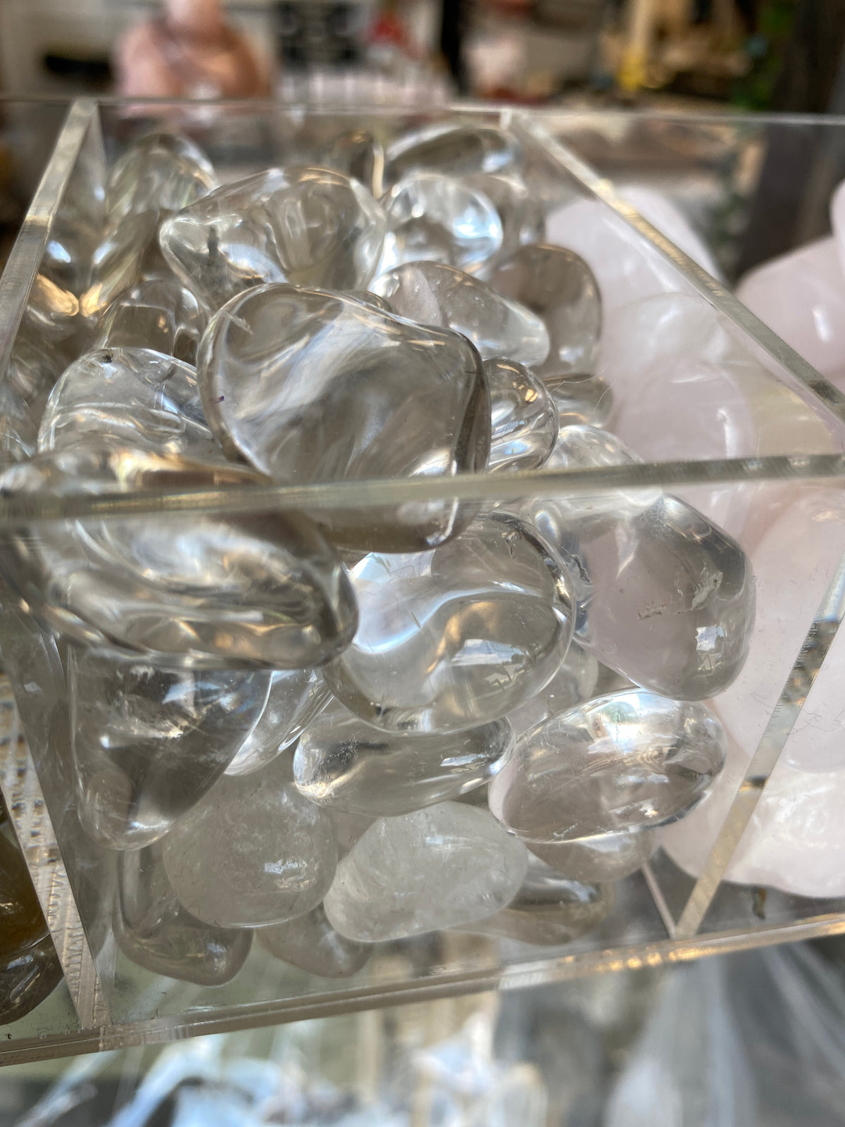 Clear Quartz Tumbled Stone | Amplification, Healing, and Energy Clearing Crystal