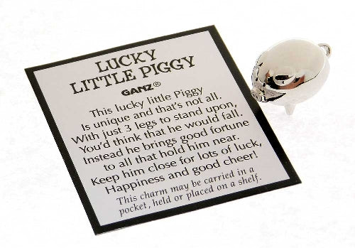 Lucky little Piggy pocket charm