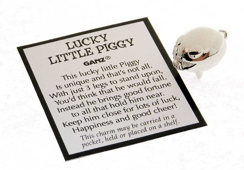 Lucky Little Piggy Pocket Token – 3-Legged Charm of Luck &amp; Joy