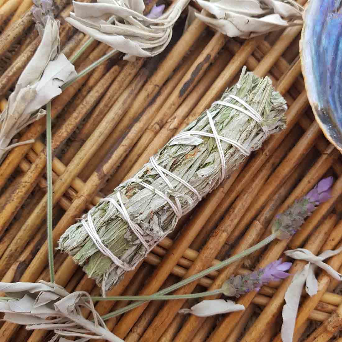 Black Sage (Mugwort) Smudge Stick for Cleansing & Meditation