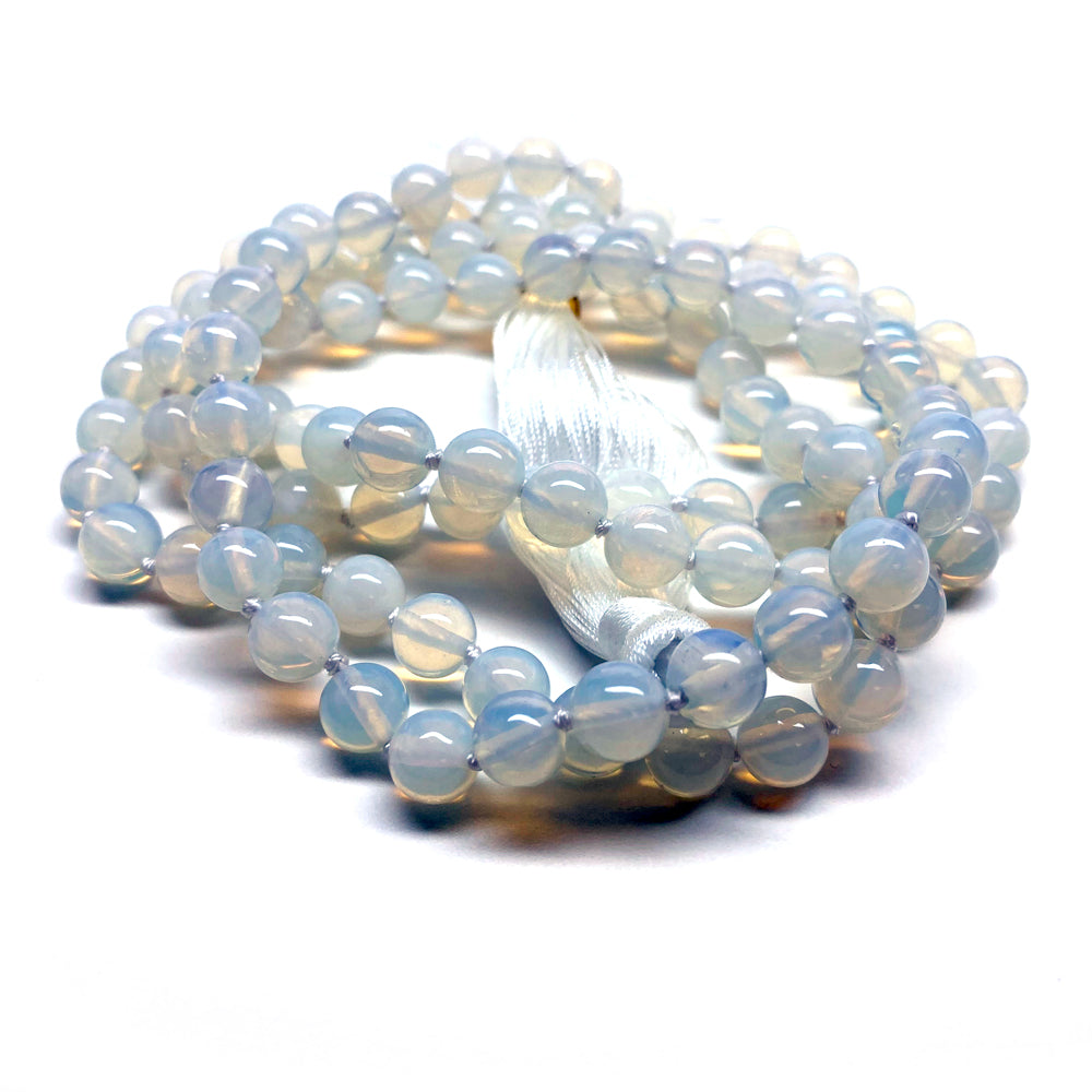 Opalite Japamala Bead Necklace
