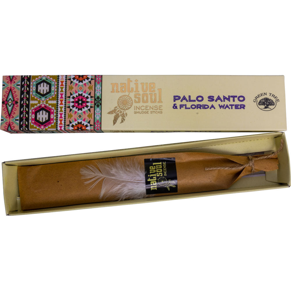 Native Soul Palo Santo & Florida Water Incense Sticks 15gm