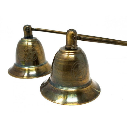 Pentacle Swivel Metal Candle Snuffer - 10&quot; L
