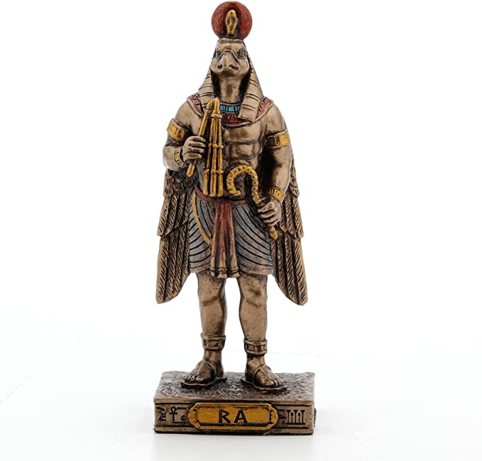 Egyptian God Figurine - Bronze Statue for Altars and Home Decor