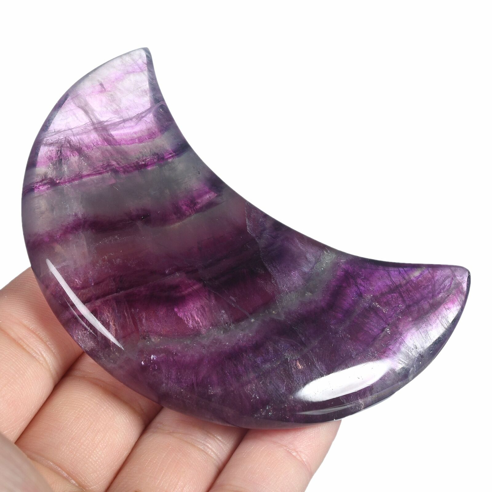 Crystal Gemstone Crescent Moon