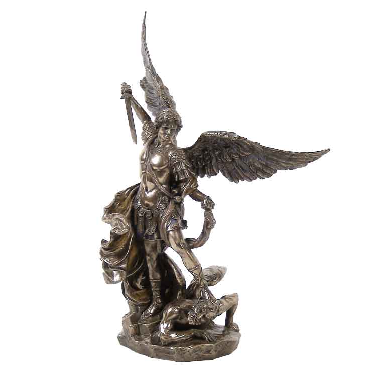 St. Michael Standing on Demon with Sword