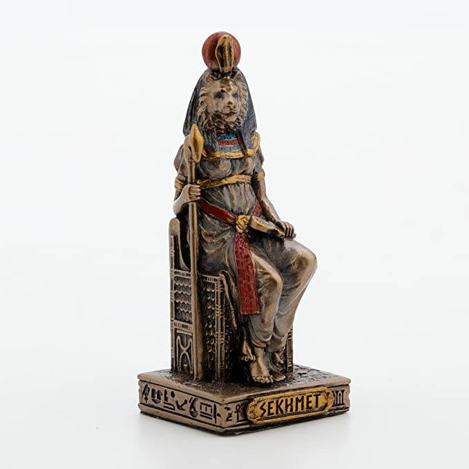 Egyptian God Figurine - Bronze Statue for Altars and Home Decor