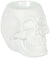Made from ceramic with a matte white coating this chique skull burner will surely catch some eyes. Be you an avid collector of skulls, budding anatomist, wild witch, or king of the dead, simply place a tealight in this captivating cranium along with some of your favorite scents and enjoy the gentle flickering of candlelight and its drop-dead gorgeous scents from dusk till dawn.
