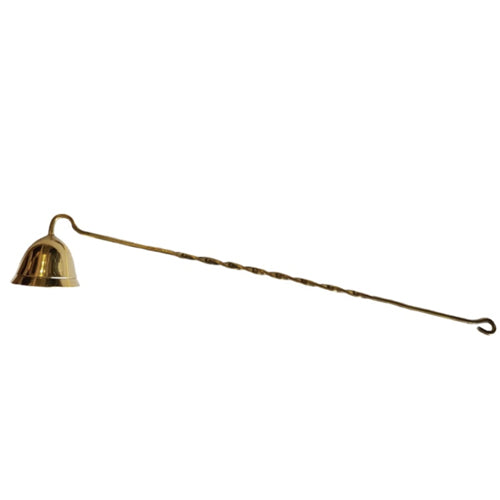 Solid Brass Twist Candle Snuffer - 10&quot;