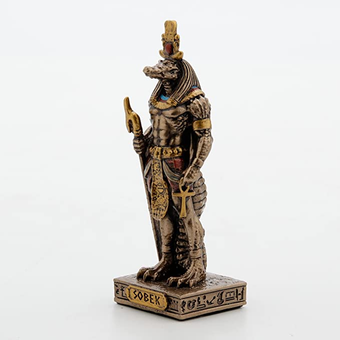 Egyptian God Figurine - Bronze Statue for Altars and Home Decor