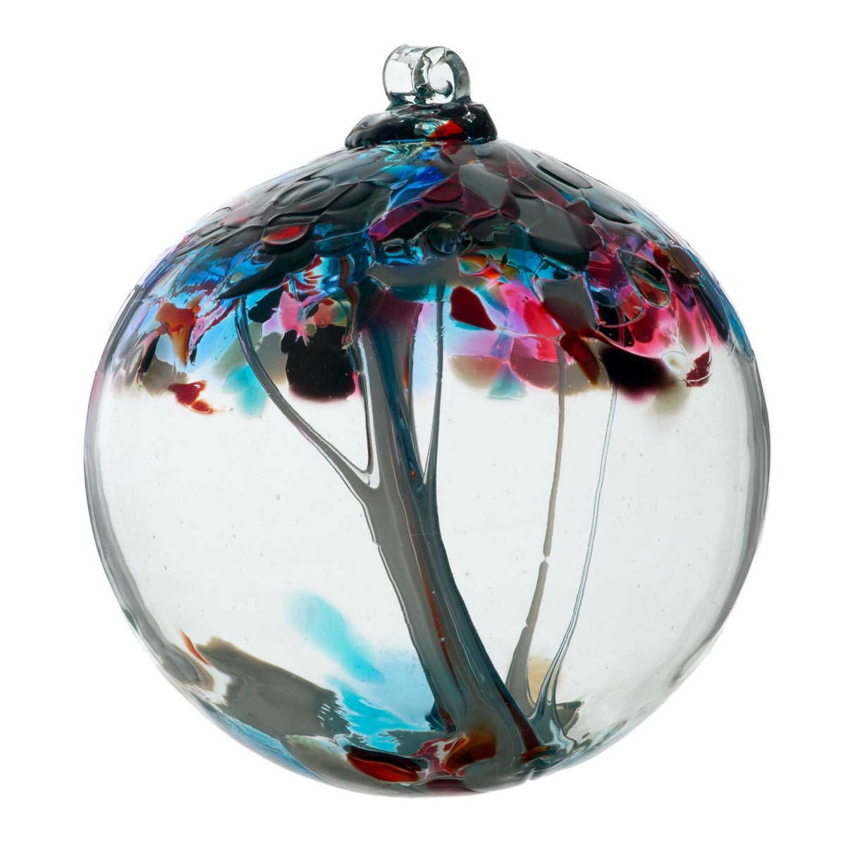 Tree of Enchantment Ball | Freedom 6&quot; Hand-blown Art Glass Ornament
