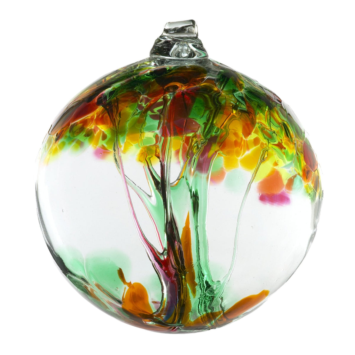 Tree of Enchantment | Healing 6&quot; Hand-blown Art Glass Ornament