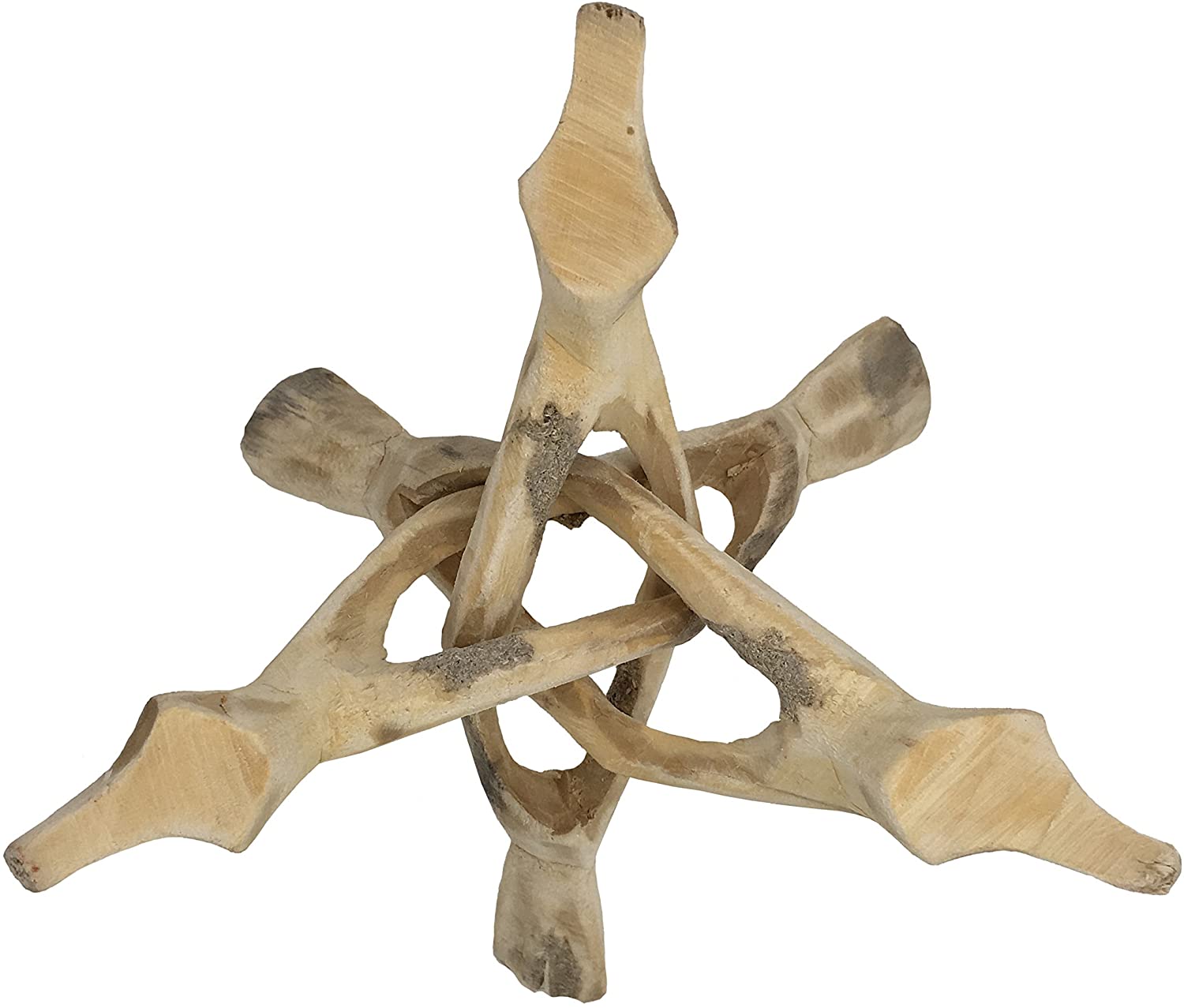 Wooden Tripod Natural Stand 6"